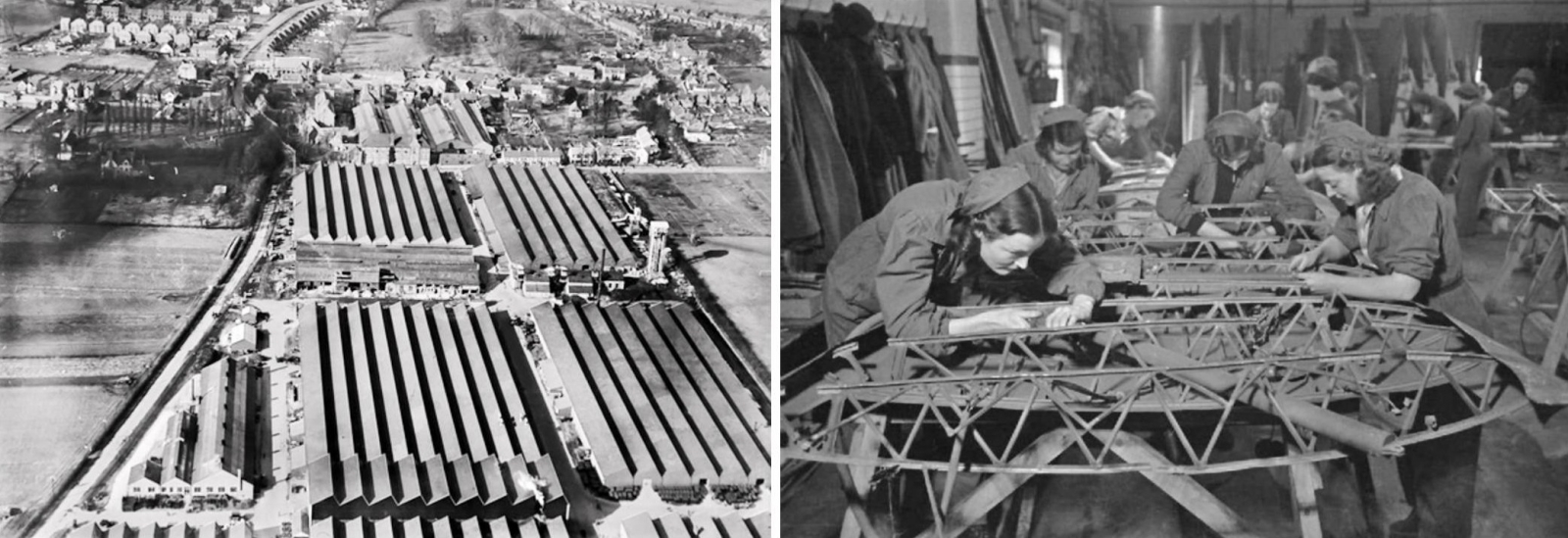 Spitfire P7350 repaired 80 years ago at No.1 Civilian Repair Unit RAF